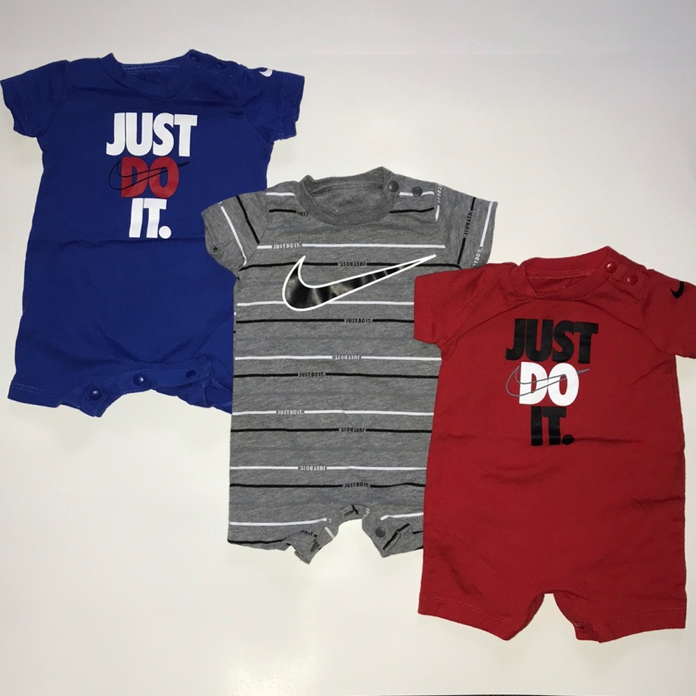 3 Piece Set Nike Onesies